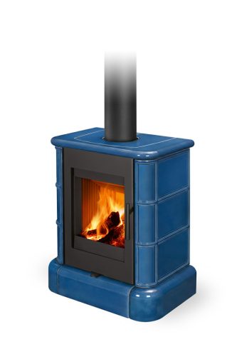 ROMOTOP SIENA N 01 csempe kandallókályha - fényes nefelejcskék