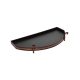 Parázsfogó tálca bronz antik íves 60 cm