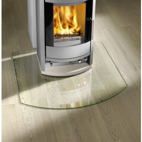 Átlátszó üveg alátétlap 100 x 100 cm r 800 íves