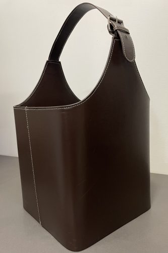 ML 160 barna rostbőr fatartó füllel - szépséghibás (kisebb horzsolásokkal)