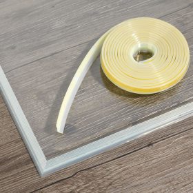 Üveg alátétlap padlótömítés / folyóméterre