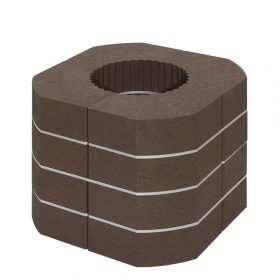   MAMMOTH gyűrűs hőtároló szett (4 sor) BARACCA kandallókályhához