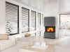 ROMOTOP CARA C 62 Thermaline beton kandallókályha - sötétszürke