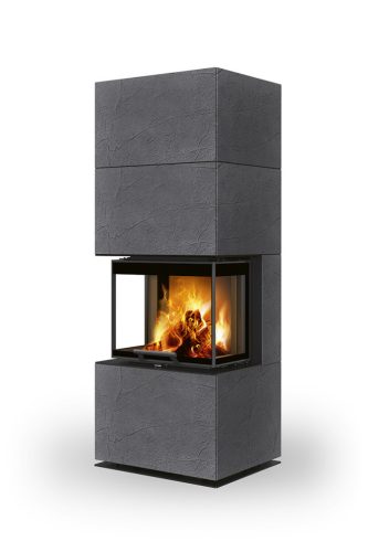 ROMOTOP CARA CS 62 Thermaline beton kandallókályha - sötétszürke