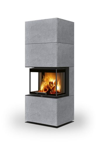 ROMOTOP CARA CS 61 Thermaline beton kandallókályha - világosszürke