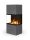 ROMOTOP e-LERA C 62 Thermaline beton kandallókályha - sötétszürke
