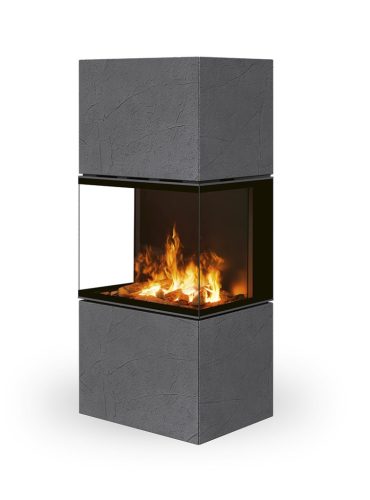 ROMOTOP e-LERA C 62 Thermaline beton kandallókályha - sötétszürke
