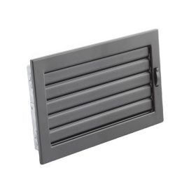   190 x 170 mm állítható zsalus fekete kandalló szellőzőrács