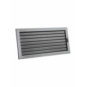   450 x 240 mm állítható zsalus fekete kandalló szellőzőrács