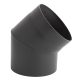 Füstcső könyök cső 45 ° Ø 120 mm