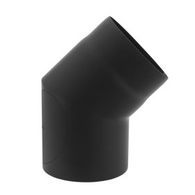   Polirozott füstcső 45°-os könyök rejtett tisztítónyílással ø 150