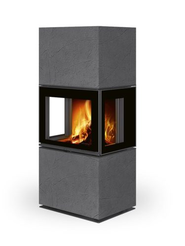 ROMOTOP LERA C G 62 Thermaline beton kandallókályha - sötétszürke