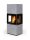 ROMOTOP LERA C G 61 Thermaline beton kandallókályha - világosszürke