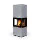 ROMOTOP LERA C G H 61 Thermaline beton kandallókályha - világosszürke