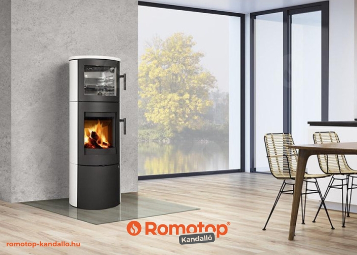 ROMOTOP kandalló beépített sütővel