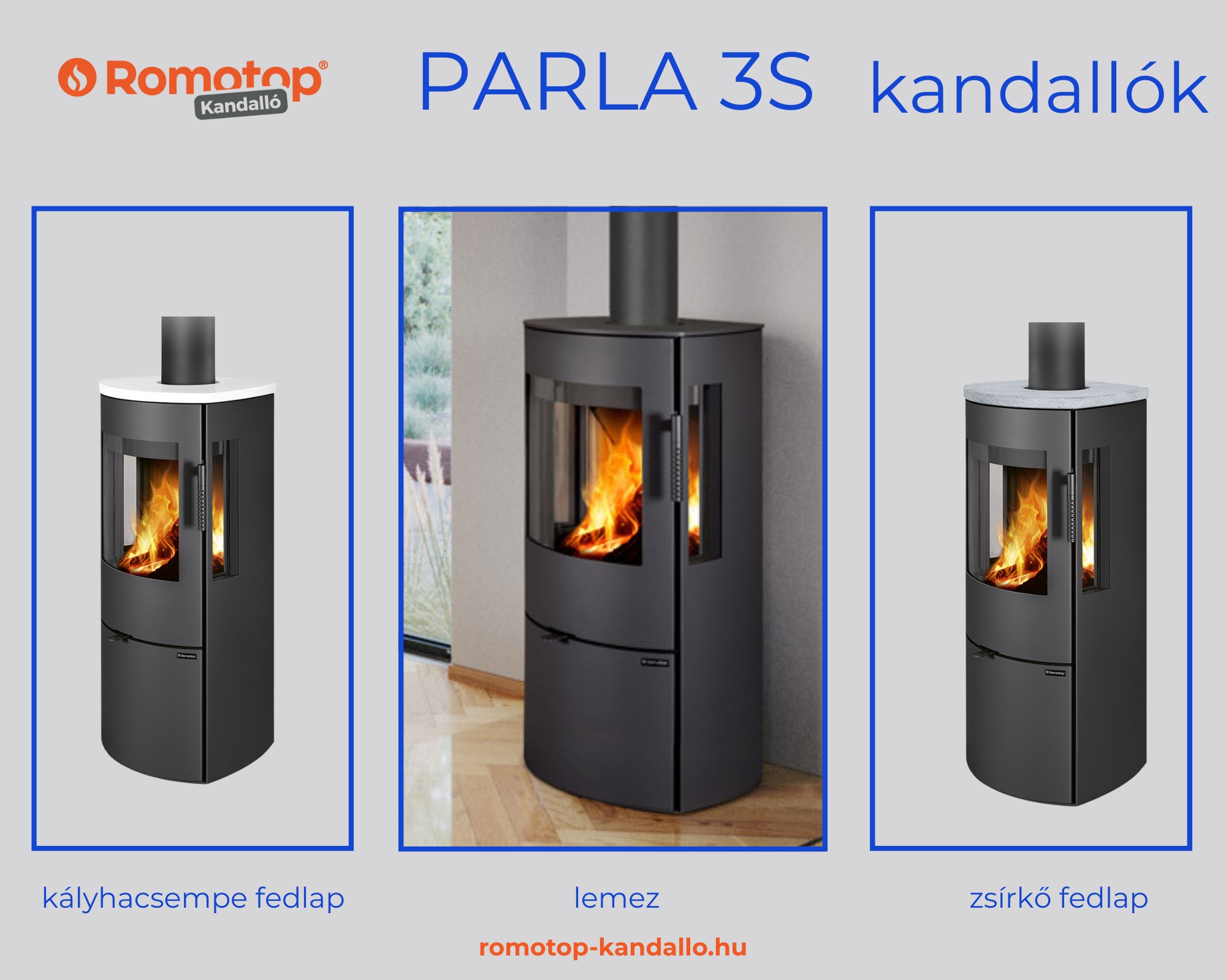 PARLA 3S - alapmodell, beépített ftárolóval